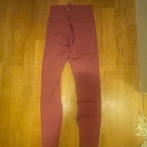 Lululemon Wunder under high rise 28’ length in dark park / mauve color in size 4
